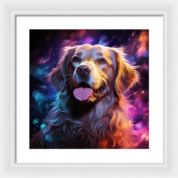 Radiant Retriever - Framed Print
