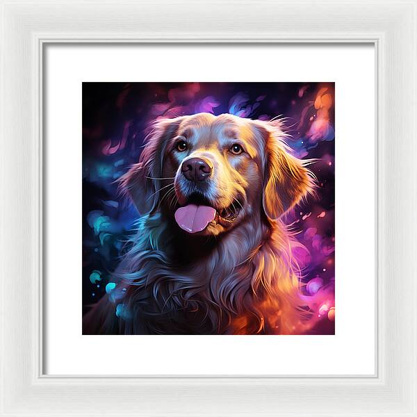 Radiant Retriever - Framed Print