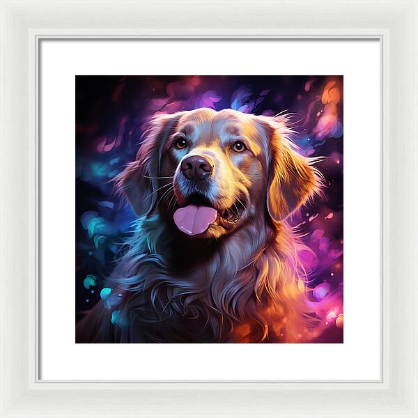 Radiant Retriever - Framed Print