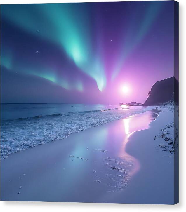 Radiant Shore - Canvas Print