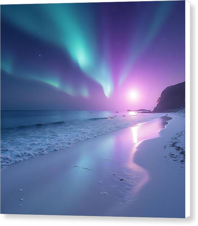 Radiant Shore - Canvas Print