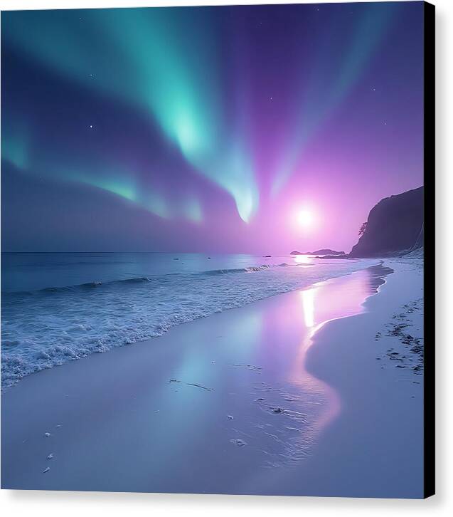 Radiant Shore - Canvas Print