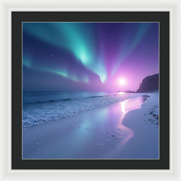 Radiant Shore - Framed Print