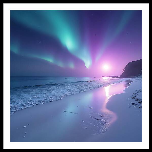 Radiant Shore - Framed Print