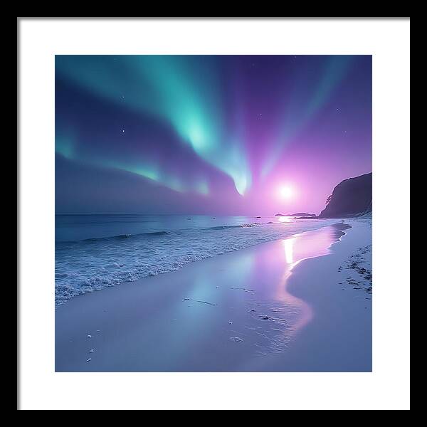 Radiant Shore - Framed Print