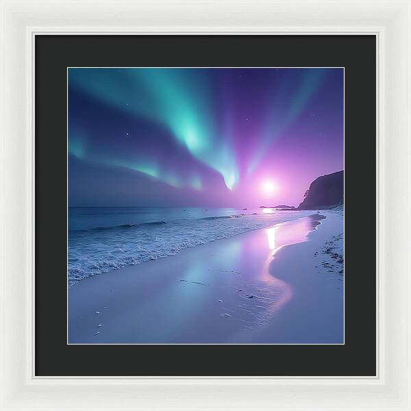 Radiant Shore - Framed Print