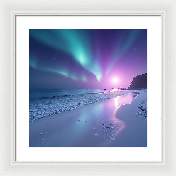 Radiant Shore - Framed Print