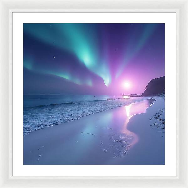 Radiant Shore - Framed Print