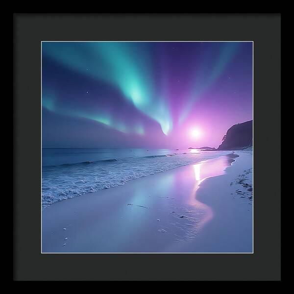 Radiant Shore - Framed Print