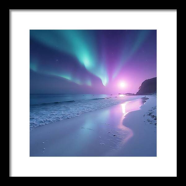 Radiant Shore - Framed Print