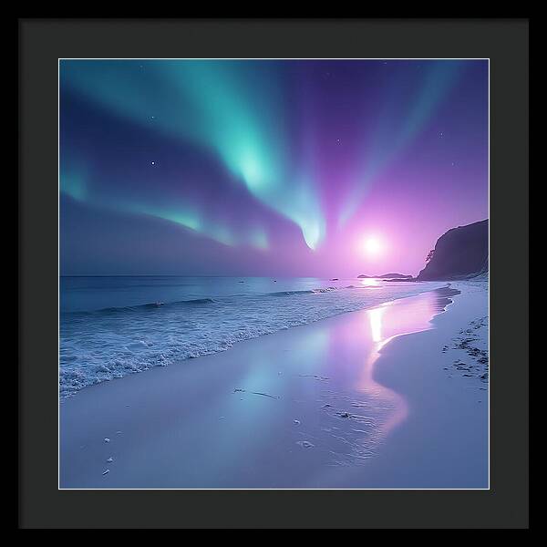 Radiant Shore - Framed Print