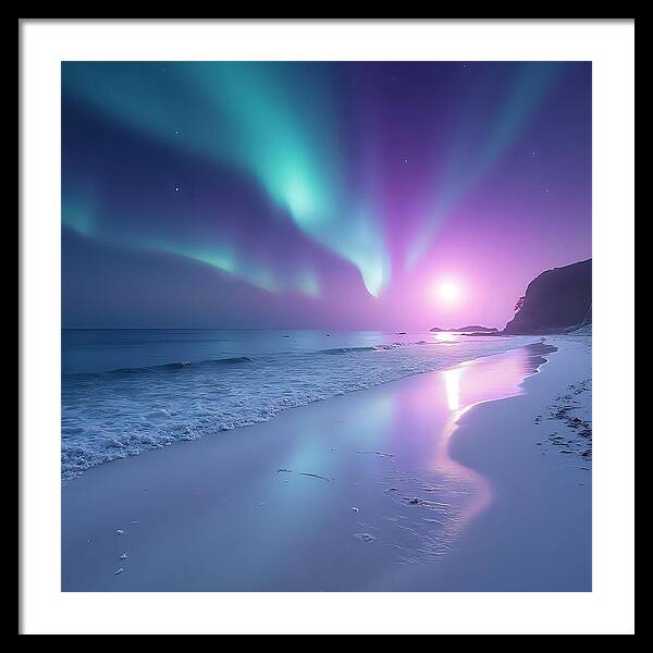 Radiant Shore - Framed Print