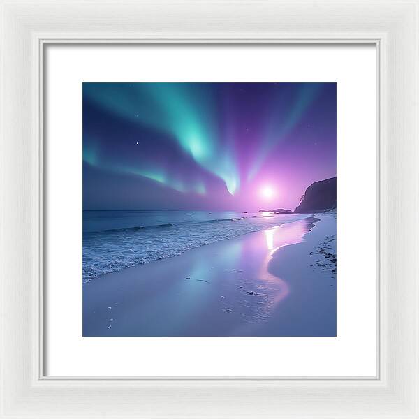Radiant Shore - Framed Print