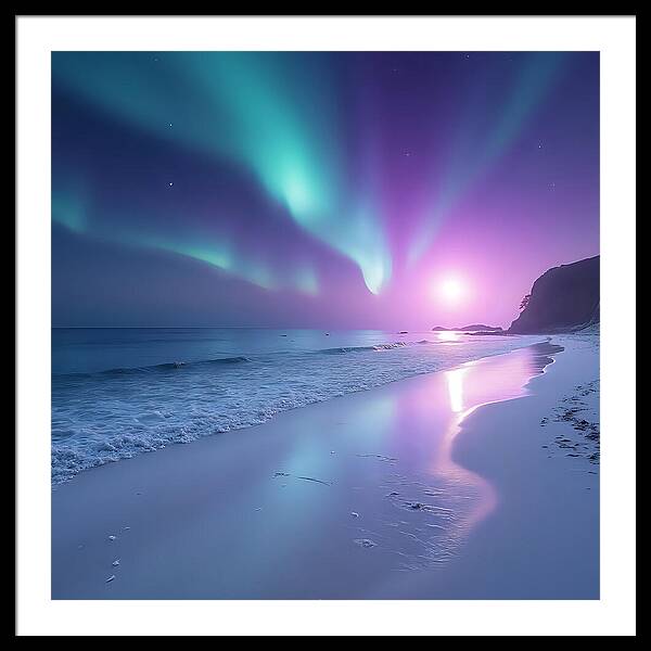 Radiant Shore - Framed Print