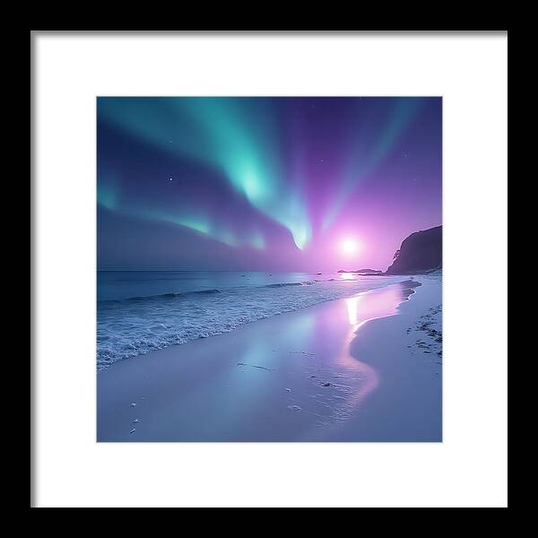 Radiant Shore - Framed Print