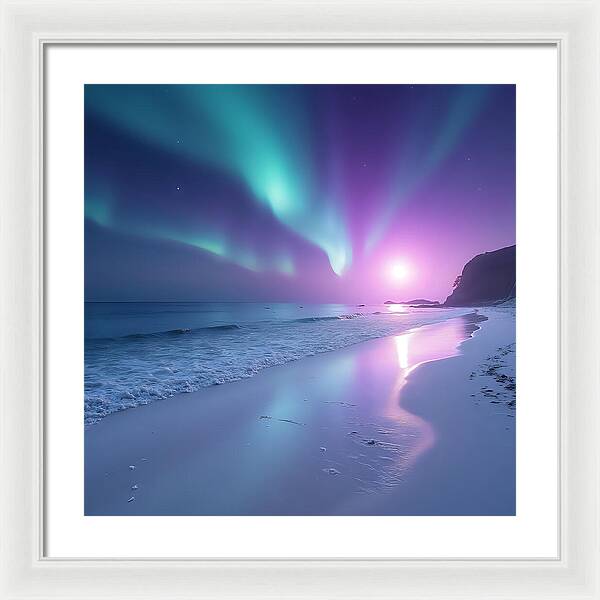 Radiant Shore - Framed Print