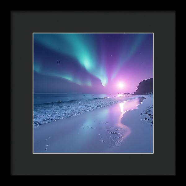 Radiant Shore - Framed Print