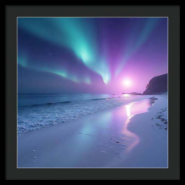 Radiant Shore - Framed Print