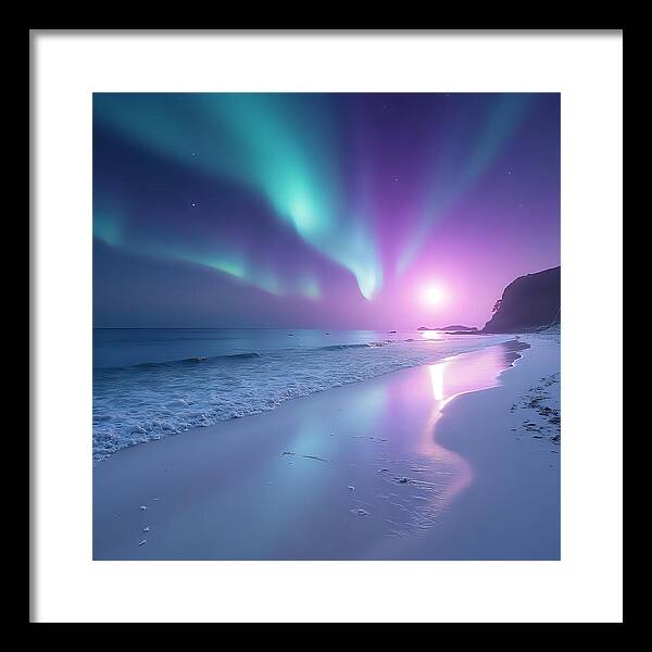 Radiant Shore - Framed Print