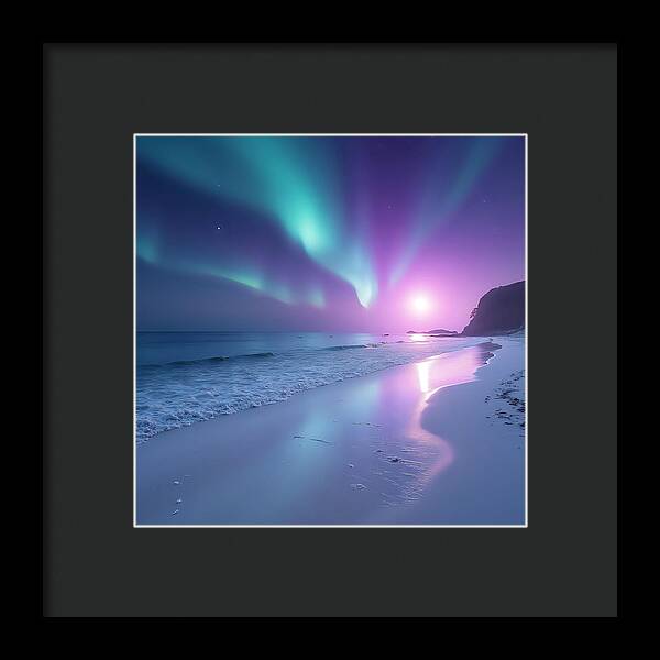 Radiant Shore - Framed Print