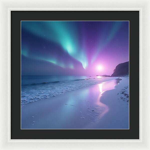 Radiant Shore - Framed Print