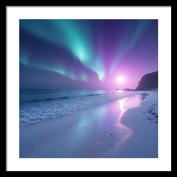 Radiant Shore - Framed Print