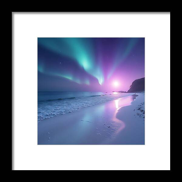 Radiant Shore - Framed Print
