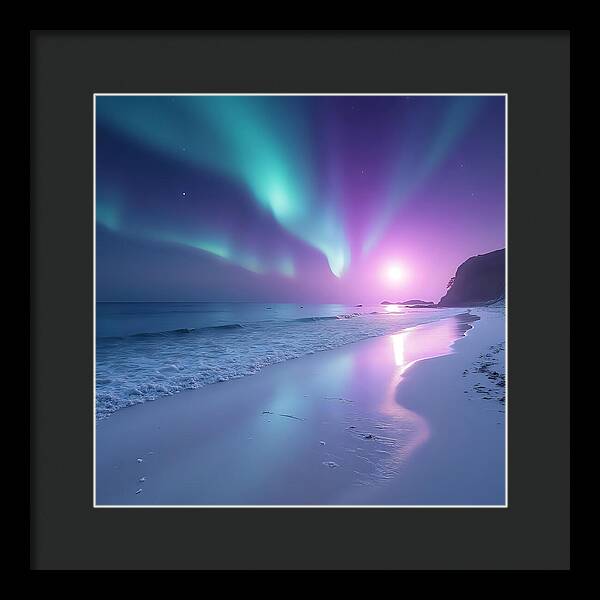 Radiant Shore - Framed Print