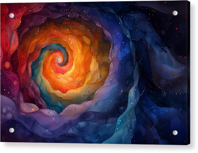 Rainbow Abyss - Acrylic Print