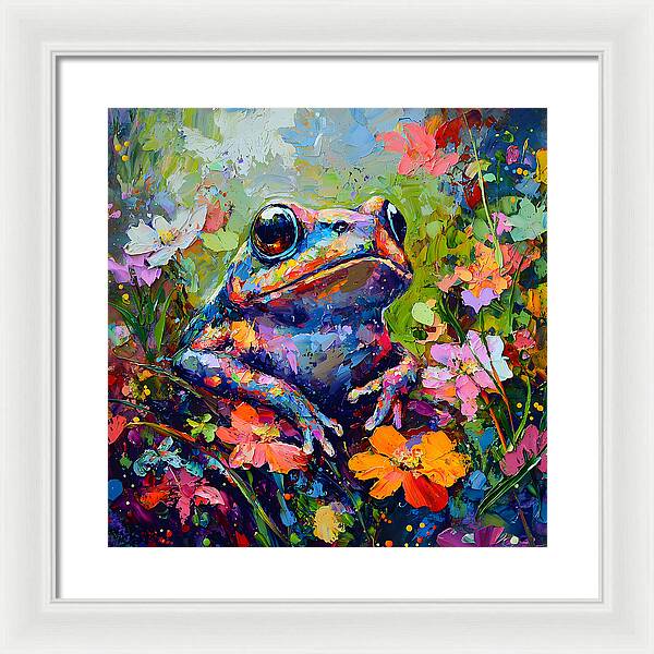 Rainbow Hopper - Framed Print