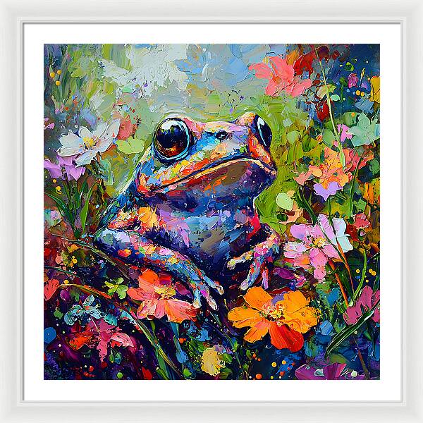 Rainbow Hopper - Framed Print