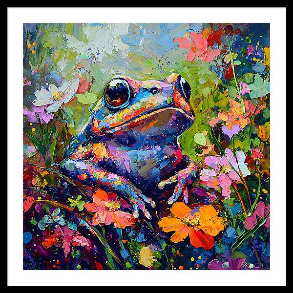 Rainbow Hopper - Framed Print