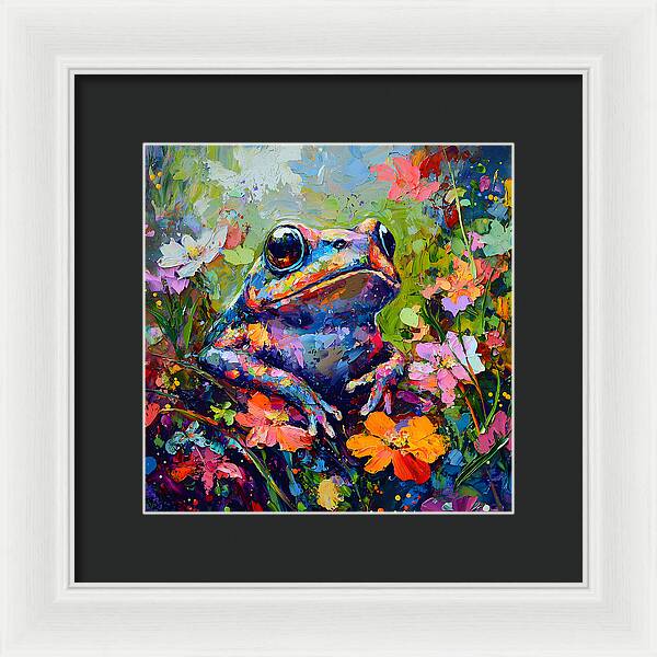 Rainbow Hopper - Framed Print