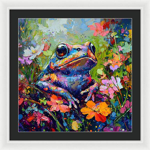 Rainbow Hopper - Framed Print