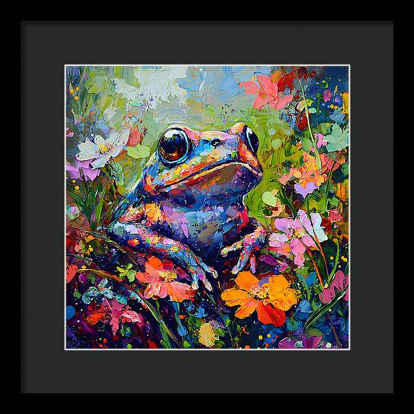 Rainbow Hopper - Framed Print