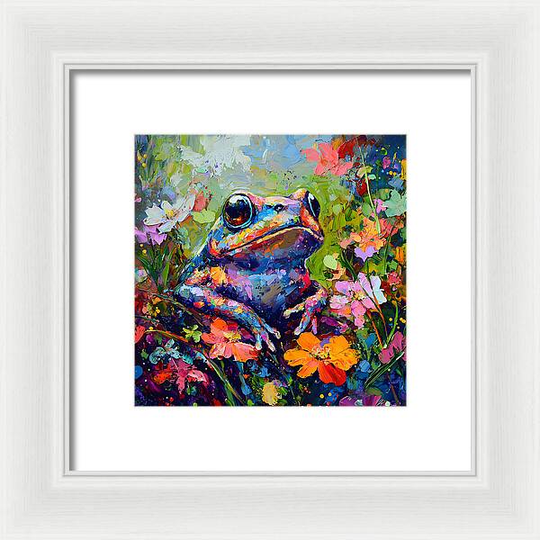Rainbow Hopper - Framed Print