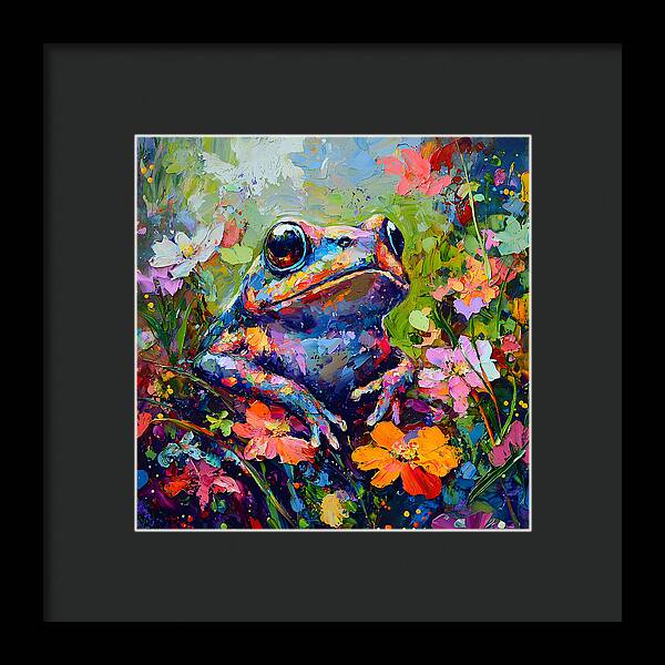 Rainbow Hopper - Framed Print