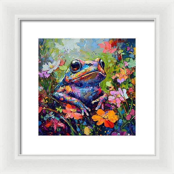 Rainbow Hopper - Framed Print