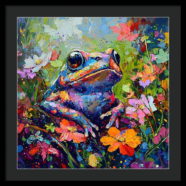 Rainbow Hopper - Framed Print