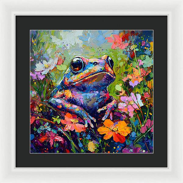 Rainbow Hopper - Framed Print