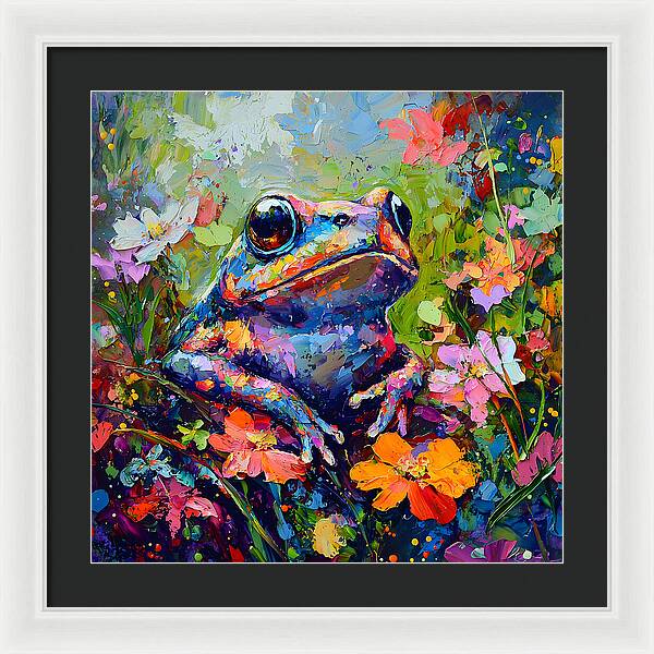 Rainbow Hopper - Framed Print