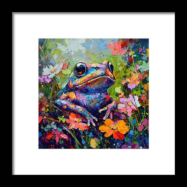 Rainbow Hopper - Framed Print