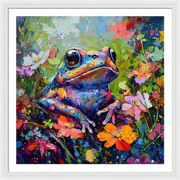 Rainbow Hopper - Framed Print