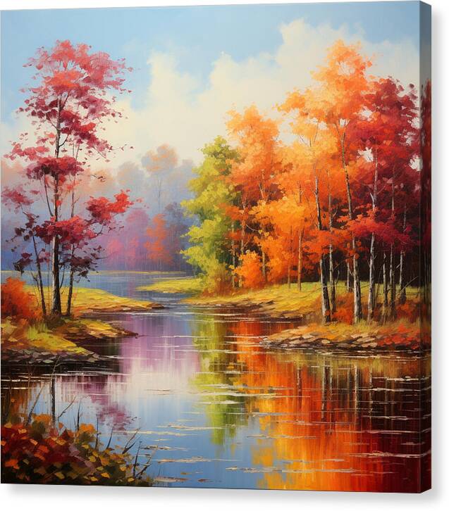 Rainbow Meadow - Canvas Print