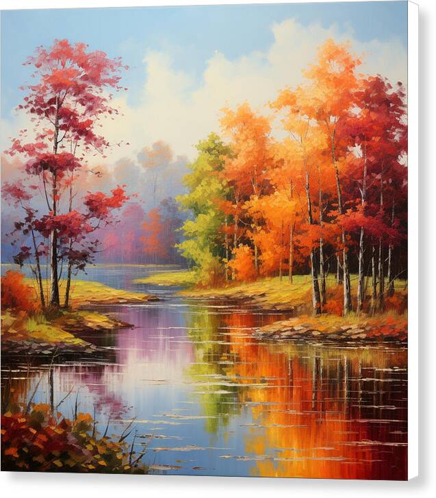 Rainbow Meadow - Canvas Print