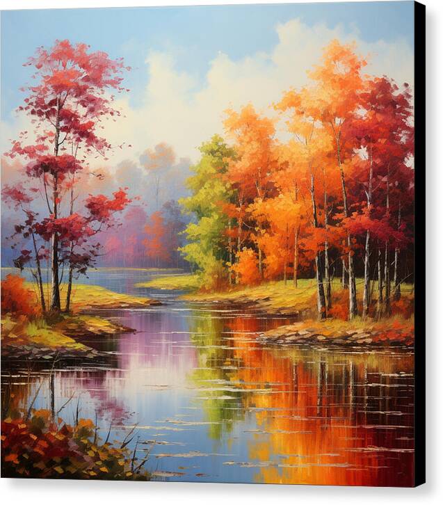 Rainbow Meadow - Canvas Print