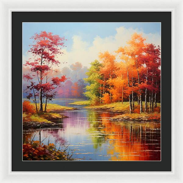 Rainbow Meadow - Framed Print