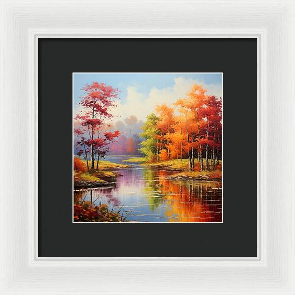 Rainbow Meadow - Framed Print