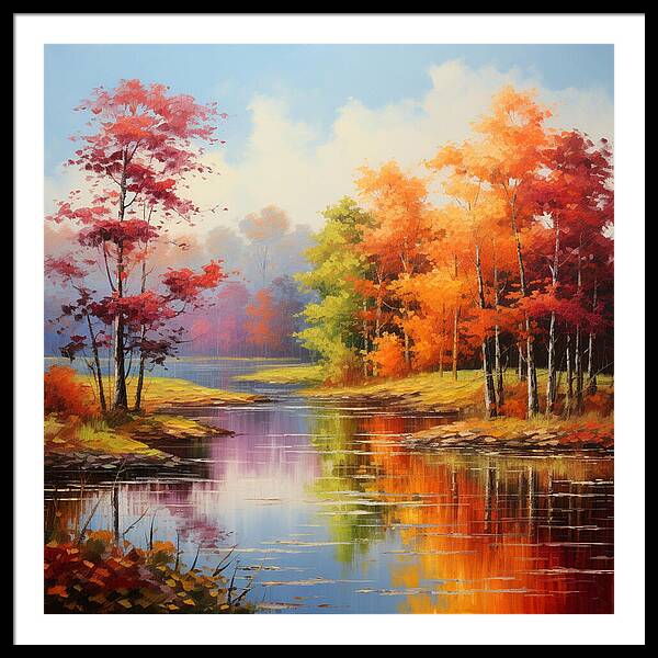 Rainbow Meadow - Framed Print