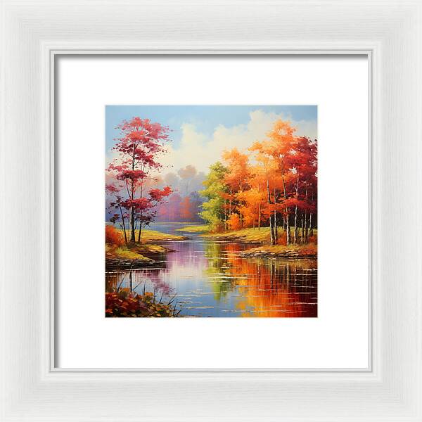 Rainbow Meadow - Framed Print